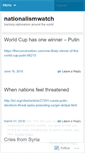 Mobile Screenshot of nationalismwatch.com